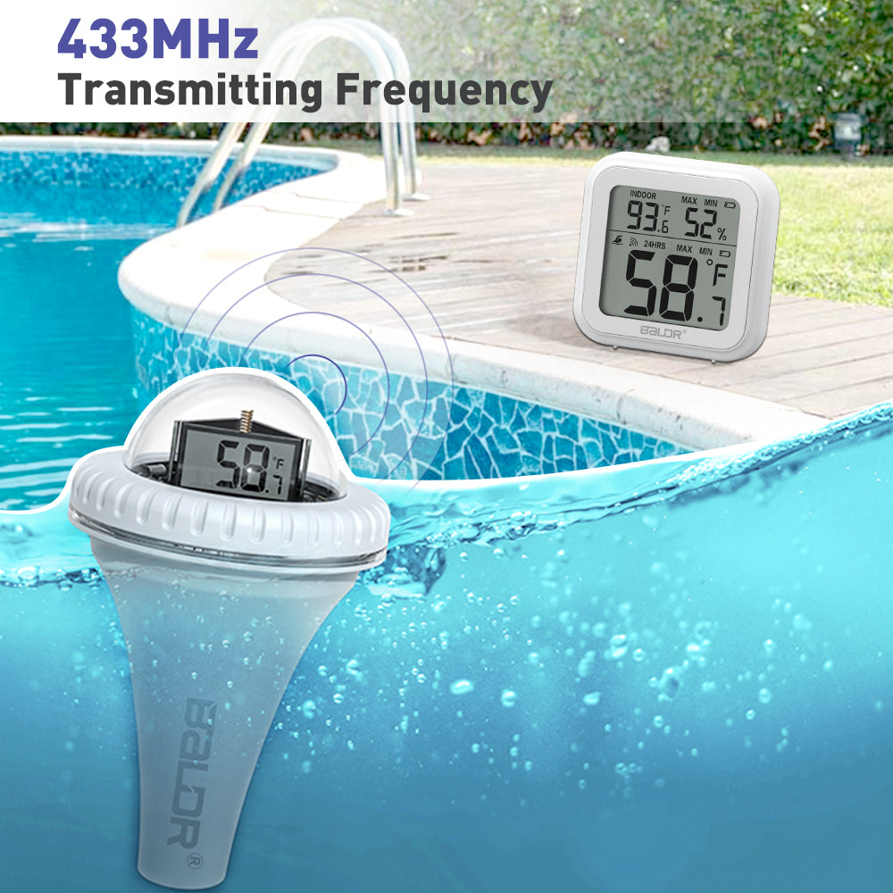 Wireless Pool Thermometer - Digital bath thermometer