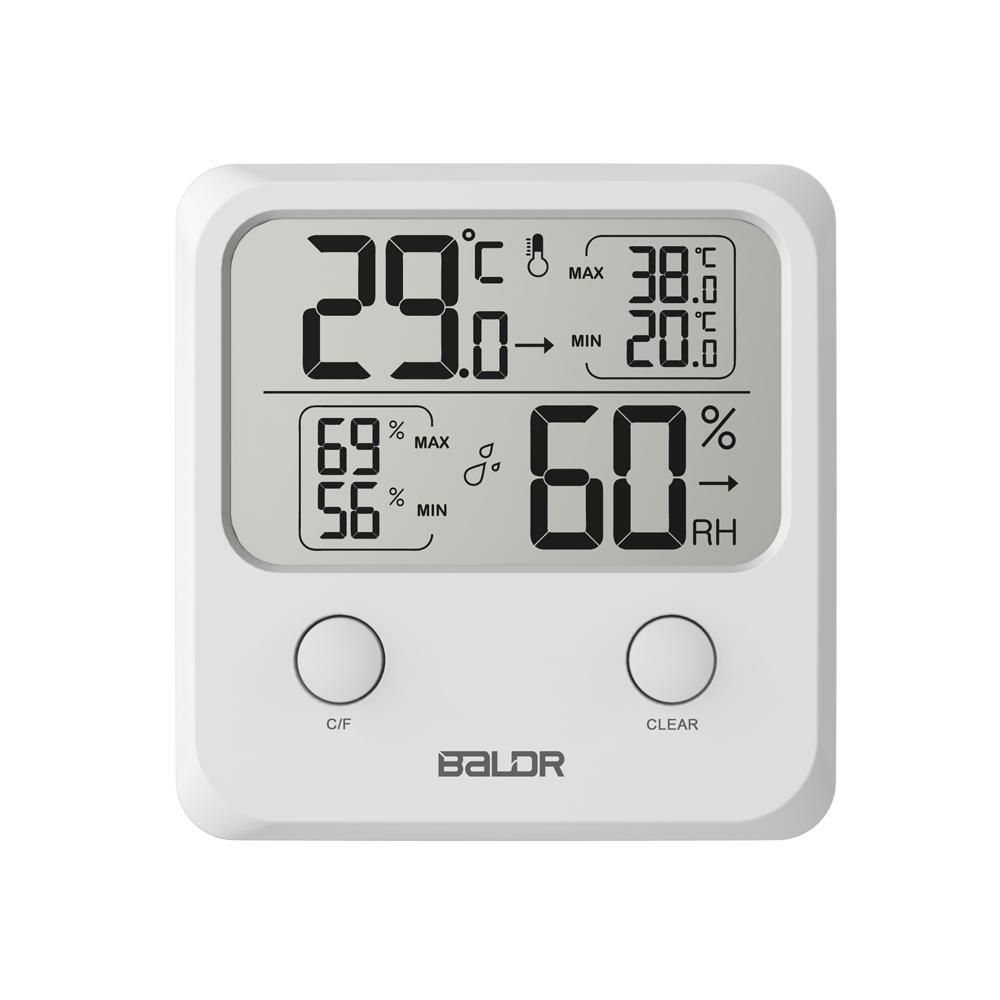 Visol Modern Circular Digital Hygrometer