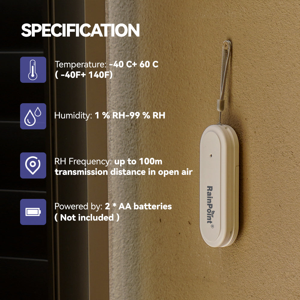 BALDR WiFi Weather Station, Smart Wireless Indoor Outdoor Thermometer with App and Online Real-time Forecast, One Remotely Monitor Temperature Sensor Included - 2025 Updated  Version