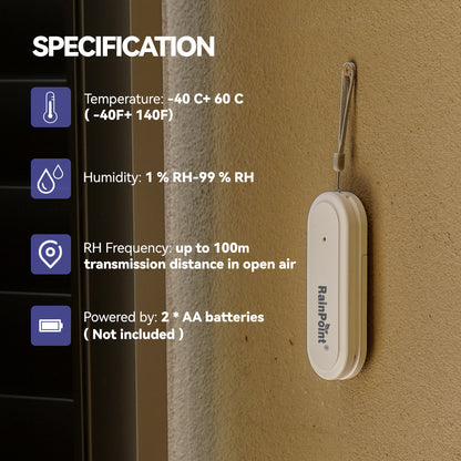 BALDR WiFi Weather Station, Smart Wireless Indoor Outdoor Thermometer with App and Online Real-time Forecast, One Remotely Monitor Temperature Sensor Included - 2025 Updated  Version