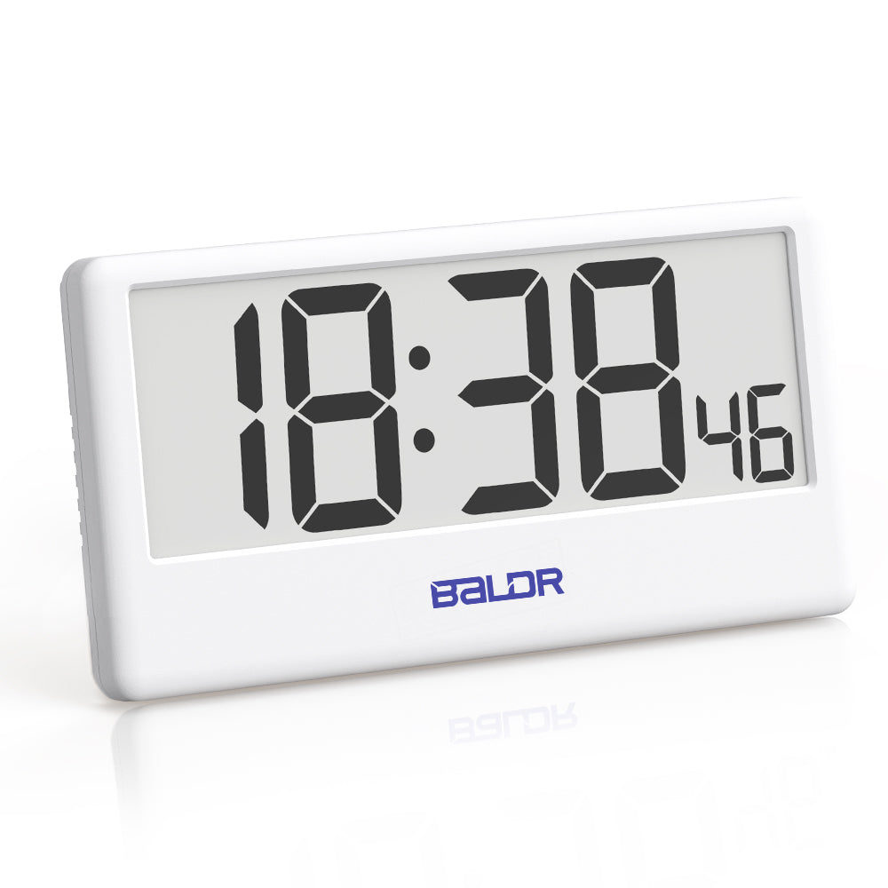 Baldr Internet Clock with automatic time updates and easy-to-read digital display for precise timekeeping, ideal for home and office use.