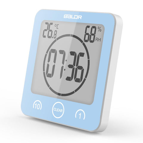 Cheap Bathroom Digital Clock Waterproof Temperature & Humidity