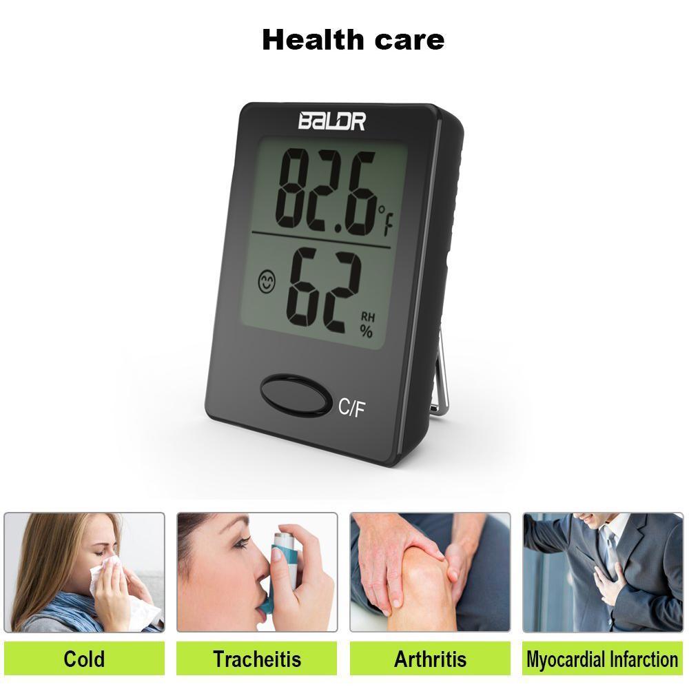 Digital Mini Thermometer/Hygrometer Indoor - BALDR Electronic